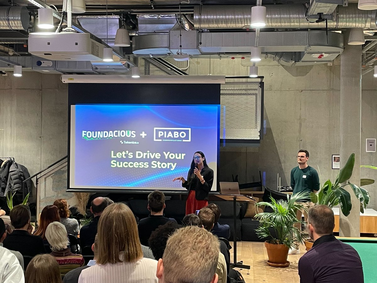 tokenizeitHQ's tweet photo. Berlin, you delivered! 🙌
#Foundacious was our best event yet — great talks, great food, and even a few handshake deals.

Huge thanks to the Berlin startup community — can’t wait to be back! 👏 https://t.co/dV53GycMeR