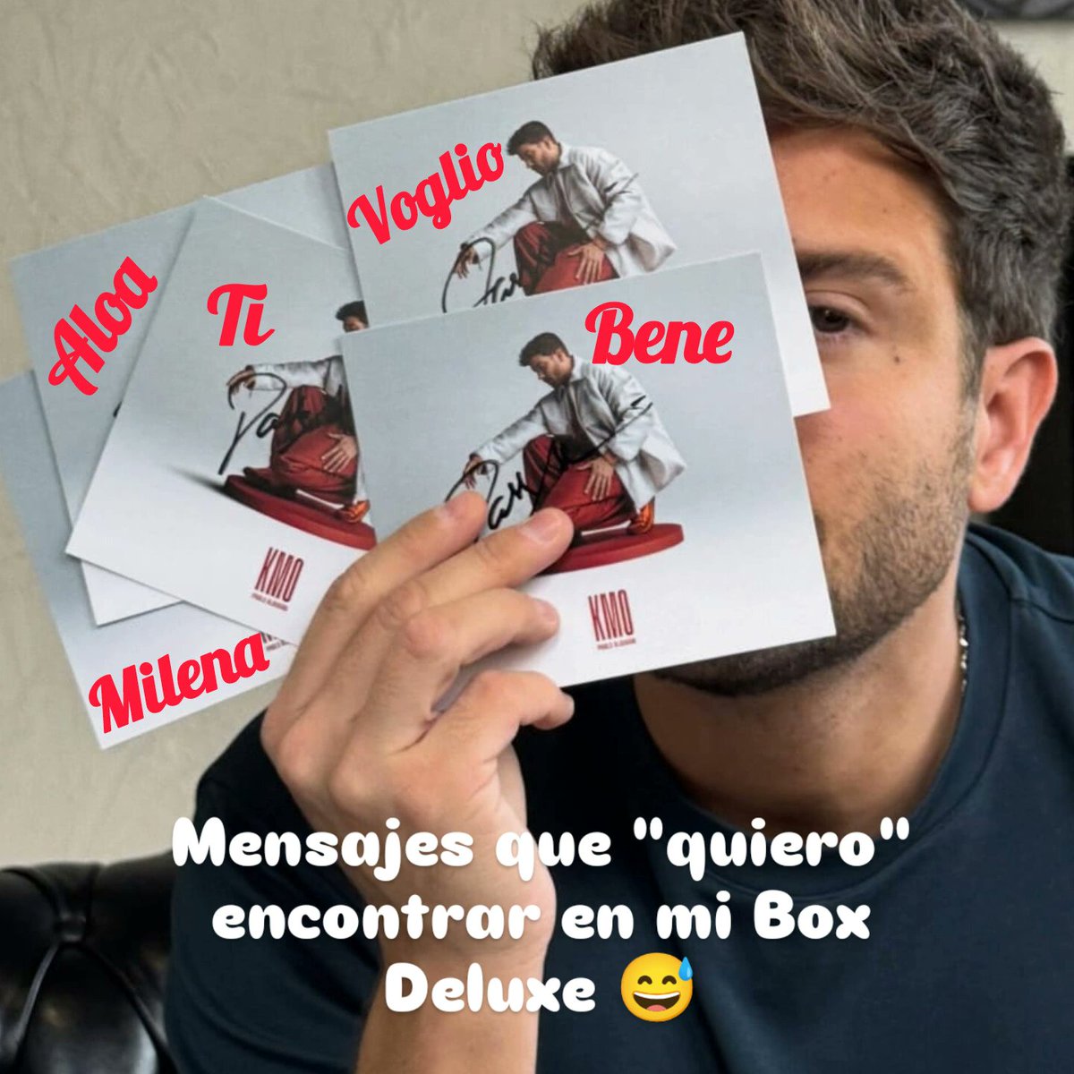 Ciao <a href="/pabloalboran/">Pablo Alborán</a> , non so se leggerai questo, ma lo scrivo comunque...
Grazie a te ho capito cos'è l'amore, l'amore puro, quello che supera ogni ostacolo; ho imparato a gestire le emozioni, ho imparato che anche io sono importante.
Con questo voglio solo dirti GRAZIE ❤️ 
#Km0