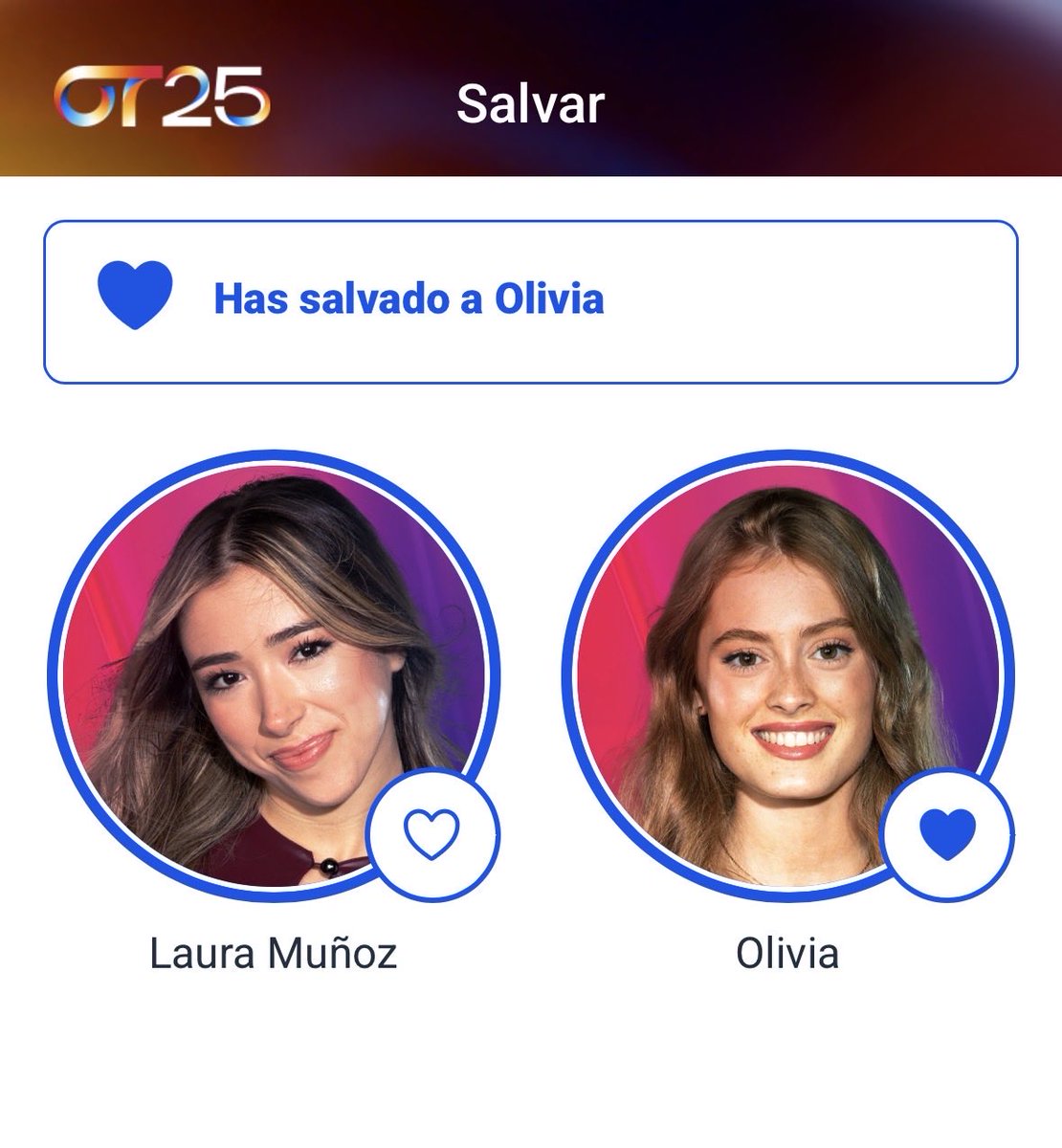 nayazambrr's tweet image. Quiero ver a todo el mundo votando a las #clivia un día más, vamos con todoo
#SALVAROLIVIA #CLAUDIAFAVORITA