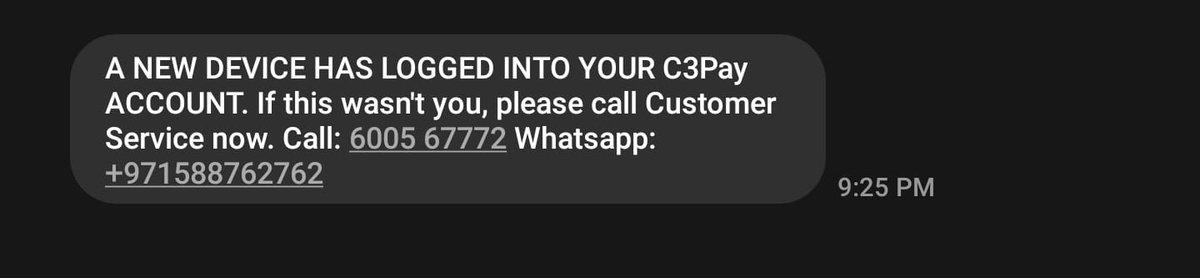 hereisjc's tweet photo. Got this message from c3pay @RAKBANKlive and unfortunately customer care is not responding. @EdenredUAE @Edenred @EdenredPaymentS https://t.co/PqCettt7ez