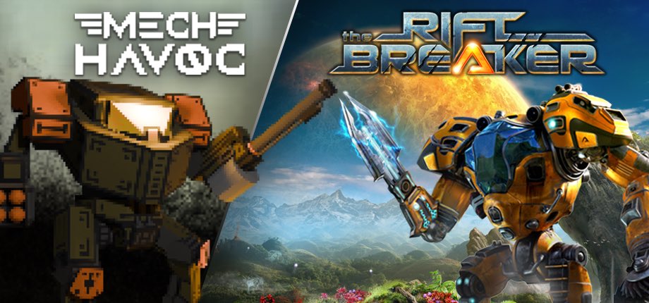 Mech Havoc and The Riftbreaker bundle is live!
🤜💥🤛

This launch couldn’t have been better. Huge thanks to <a href="/EXORStudios/">EXOR Studios</a>!

#indiegames #mecha #actiongame