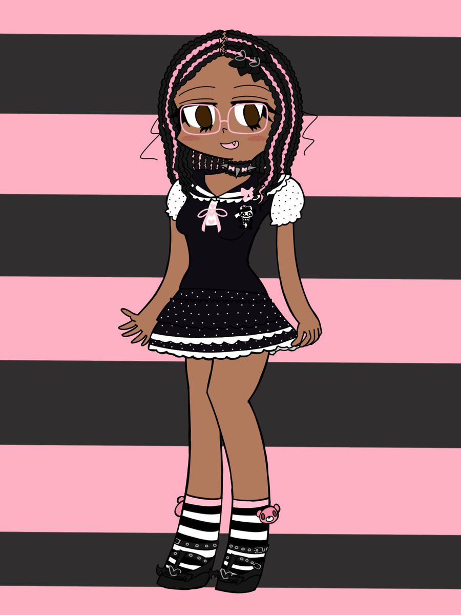 slitnek0_'s tweet photo. Me self portrait of my new fit ^^ 

#selfportrait #2000sanimeart #moestyle #kawaiiaesthetic #digitalart #digitalillustration https://t.co/jq3ABr36Hd