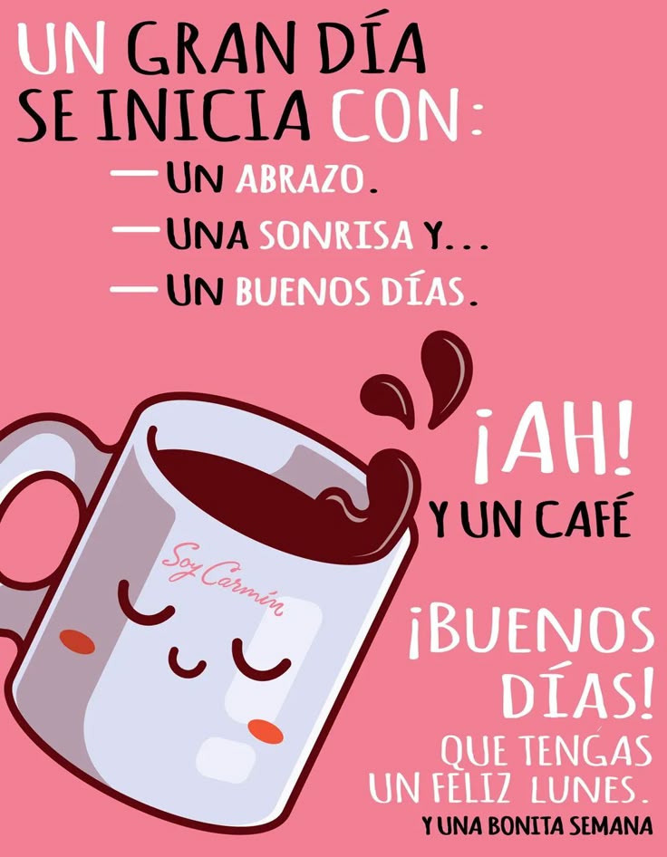 ¡Que hoy sea un
hermoso día para tí!!! 
Y no olvides tomar cafecito.
#YaHayCafecitoColado
#EsMiércoles