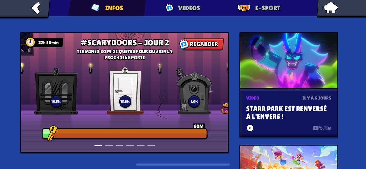 PICK THE WHITE DOOR PICK IIIITT #ScaryDoors #BrawlStars