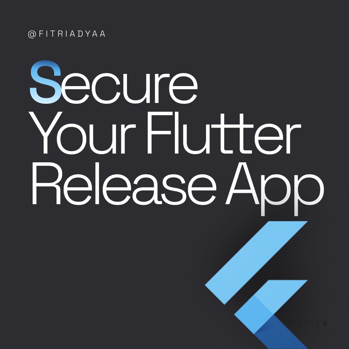 fitriadyaa's tweet image. agak kasian klo dipikir2 soalnya dia ngira semua org indo bisa ngamanin flutter rilis app nya yg jelas kayak aku (artikelnya gacor banget).
sorry ya guys, i raised the bar a bit higher 😔
fitriadyaa.medium.com/secure-your-fl…