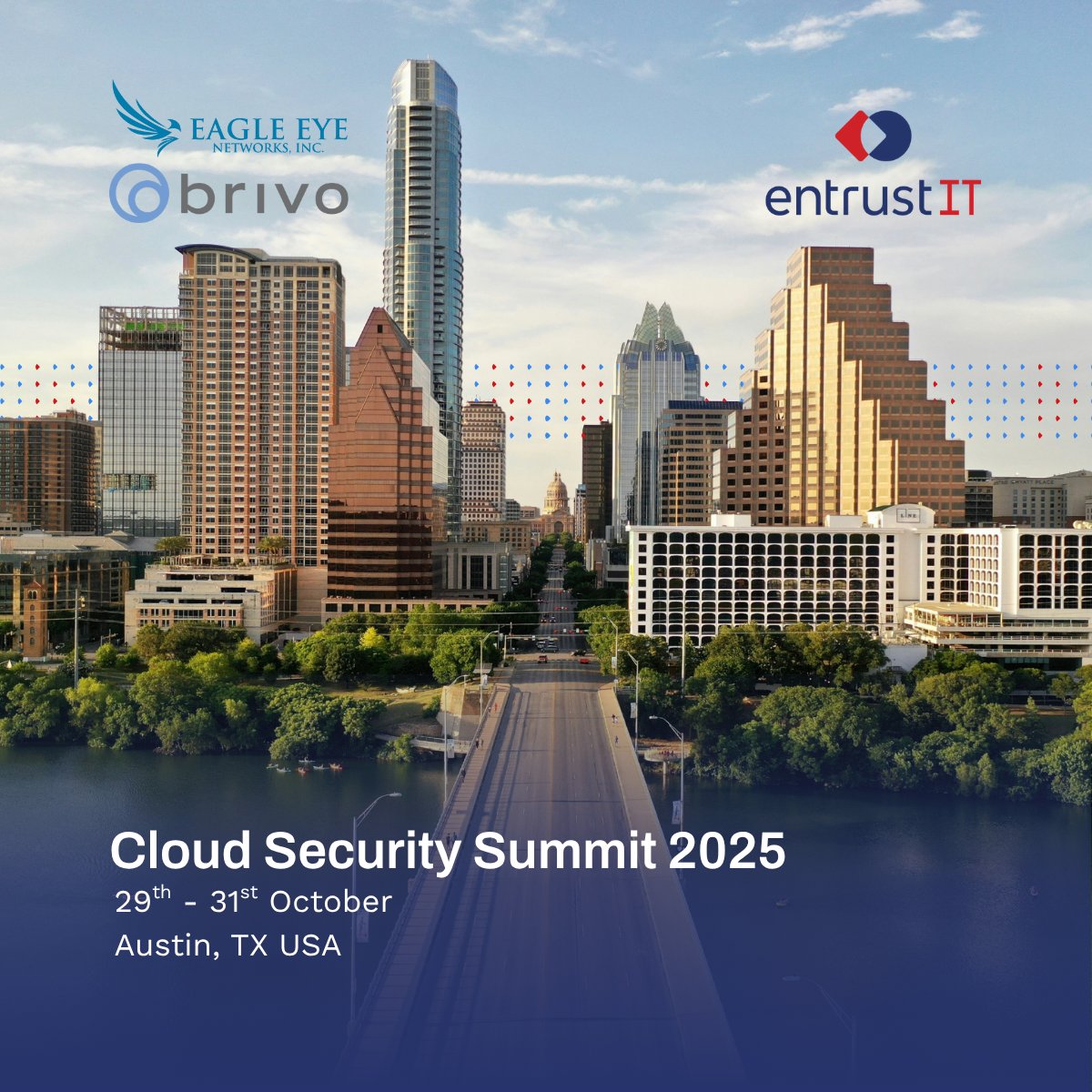 EntrustIT's tweet image. entrustIT are in the USA for the 2025 &apos;Cloud Security Summit&apos; 🇺🇸

Hosted by Eagle Eye Networks and Brivo, this summit brings security experts together to build the future of the industry. 

Keep following here, and at hubs.ly/Q03QBnG-0 for updates from the event.