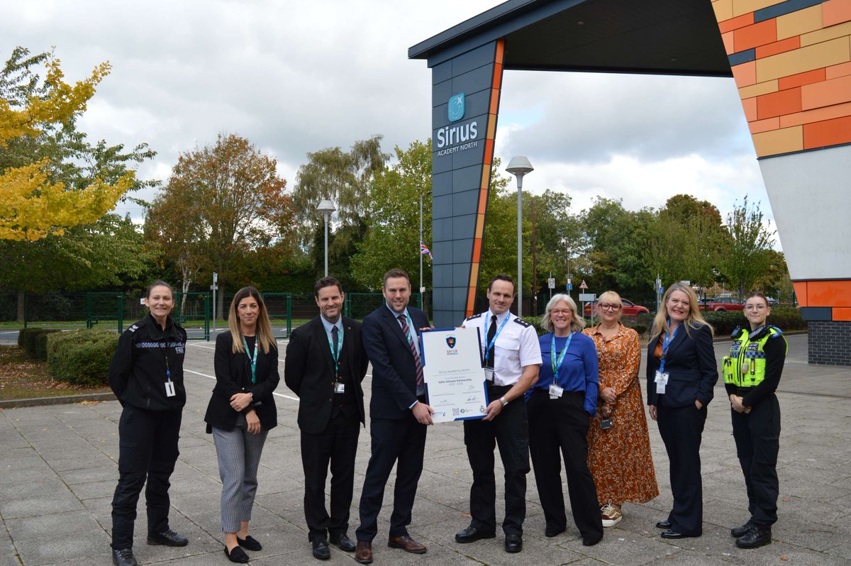 Last week Sirius Academy North re-signed the Safer Schools Agreement and became the first school in the Humberside region to receive a certificate to mark the partnership.

For more information, visit ow.ly/RaL150XeRmu