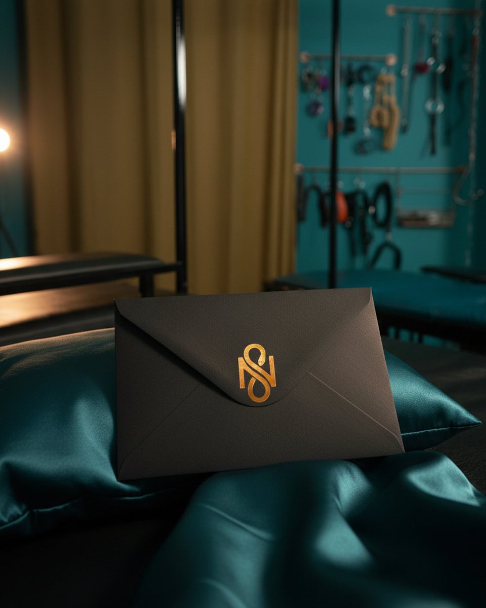 CardiffNest's tweet photo. Silence. Satin. A sealed envelope.
This Christmas, give the gift that knows how to wait.
Nest vouchers.
Message for details.
#FetishFriendly #LuxurySpaces #CardiffStudio #AdultVenue #KinkPhotography https://t.co/Dx3dLJ8Cwh