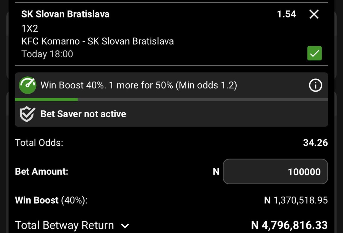 THE BOSS BET🏅 🏆 (@giftedpunt) on Twitter photo 100K to boom 4.7M on <a href="/Betway_Nigeria/">Betway Nigeria</a> 
35ODD👉🏾  BW1CCD9CBB
Don't have an account yet? 
Register here 👉🏾👉🏾 betwayplay.org/api/bossbet22
Promo Code👉🏾👉🏾 bossbet22 100K to boom 4.7M on <a href="/Betway_Nigeria/">Betway Nigeria</a> 
35ODD👉🏾  BW1CCD9CBB
Don't have an account yet? 
Register here 👉🏾👉🏾 betwayplay.org/api/bossbet22
Promo Code👉🏾👉🏾 bossbet22