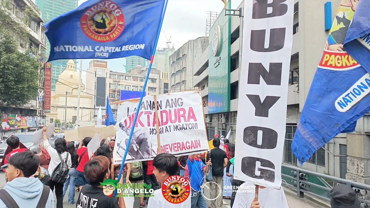 greenpartyph's tweet photo. 𝗕𝗔𝗛𝗔 𝗦𝗔 𝗟𝗜𝗪𝗔𝗦𝗔𝗡𝗚 𝗕𝗢𝗡𝗜𝗙𝗔𝗖𝗜𝗢 

Nakiisa ang GPP Kalikasan Muna - Green Party of the Philippines sa Bunyog - Pagkakaisa at Environmentalists Stand Against Corruption Alliance sa isinagawang Baha sa Liwasang Bonifacio noong October 21.

#GreenPartyPH https://t.co/S9Qgdo9HnZ