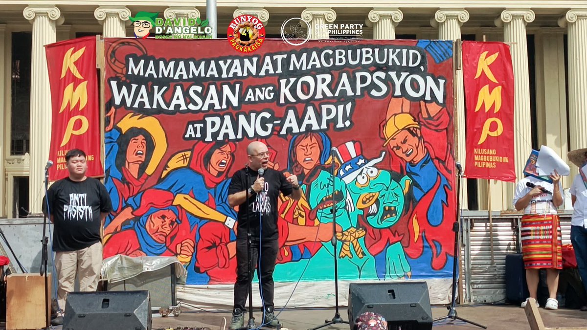 greenpartyph's tweet photo. 𝗕𝗔𝗛𝗔 𝗦𝗔 𝗟𝗜𝗪𝗔𝗦𝗔𝗡𝗚 𝗕𝗢𝗡𝗜𝗙𝗔𝗖𝗜𝗢 

Nakiisa ang GPP Kalikasan Muna - Green Party of the Philippines sa Bunyog - Pagkakaisa at Environmentalists Stand Against Corruption Alliance sa isinagawang Baha sa Liwasang Bonifacio noong October 21.

#GreenPartyPH https://t.co/S9Qgdo9HnZ