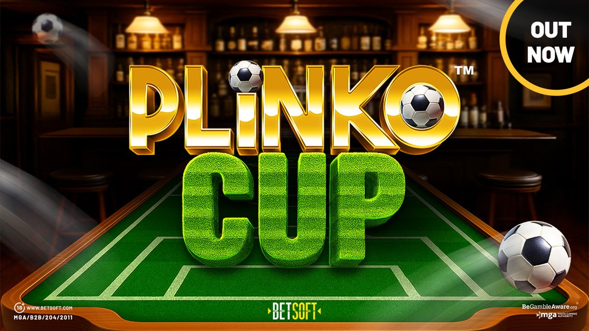 ⚽ PLINKO CUP™️ is OUT!
The thrill of the football pitch meets the timeless fun of Plinko in Betsoft’s newest release!

Customizable gameplay, endless excitement — every bounce counts!

🏆  loom.ly/hMIjTs4

🔞 BeGambleAware.org

#Betsoft #iGaming #PlinkoCup #OutNow