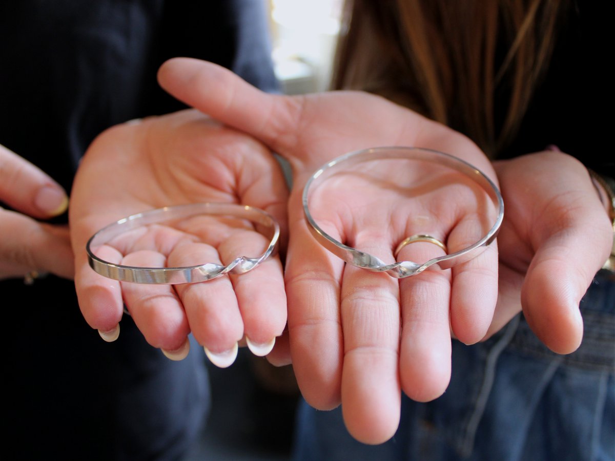Quarterworkshop's tweet image. Every piece made in our workshops is as unique as the person who creates it.
No two rings, pendants, or bangles are ever the same. That’s the beauty of handmade!
See what’s possible when you make something yourself. 💍

#handcraftedjewellery #madebyyou #oneofakind