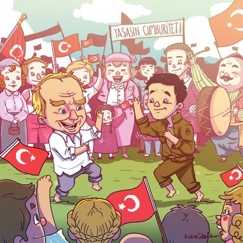 Cred: <a href="/RizaTurker/">Rıza Türker</a> 

#YaşasınCumhuriyet