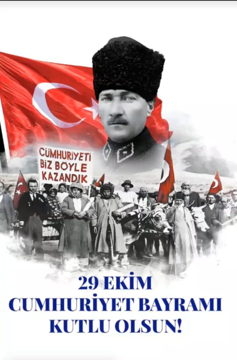Cumhuriyet bayramımız kutlu olsun.