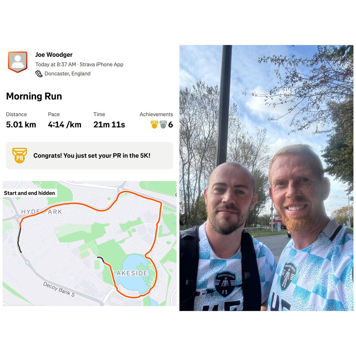 Yesterday’s run Day 28-31 <a href="/prostateunited/">Prostate United</a>