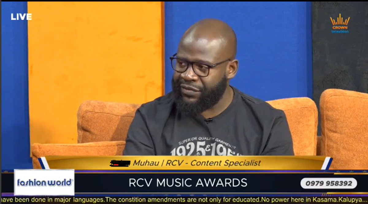 First assignment this morning was on Crown Tv talking about the #RCVMAs 2025.