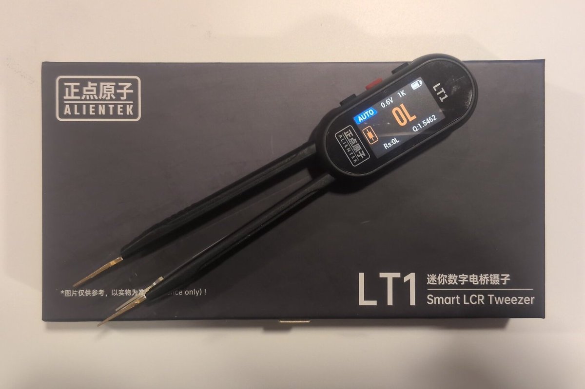 流行り物 Alientek LT1 買っちゃいました。テスタのプローブでSMT部品弾いて見失うことがなくなりますように。