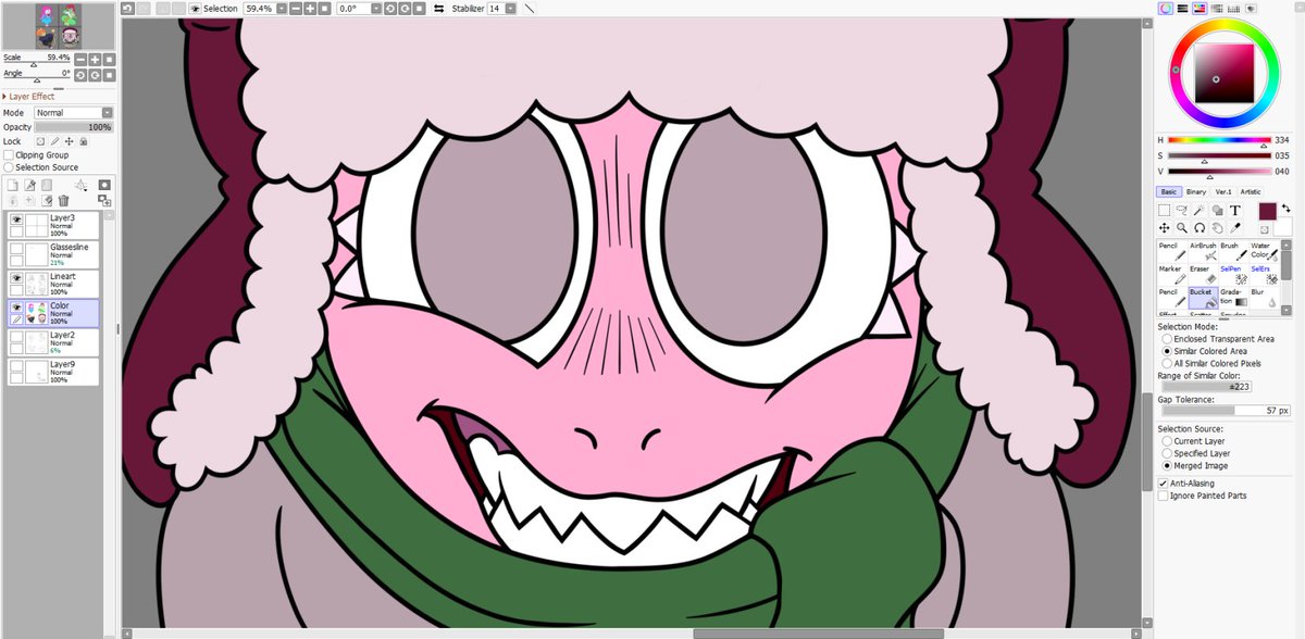 She's cold ☃️❄️ #art #furryart