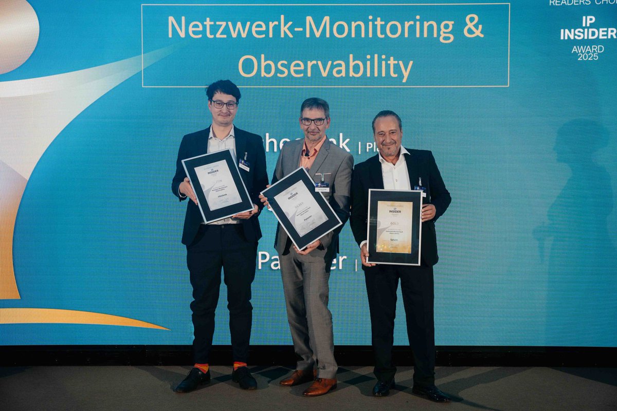 We did it! 🏆 Checkmk was awarded the Platinum Award, and thus first place, in the “Network Monitoring &amp; Observability” category at the 2025 IT Awards!

Thank you to everyone who voted and made this achievement possible!