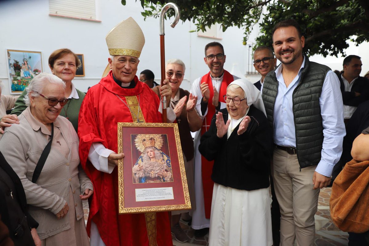 Día de júbilo y acción de gracias por el 125 aniversario de la presencia de las Hermanas Franciscanas del Rebaño de María en Medina Sidonia obispadocadizyceuta.es/2025/10/29/dia…