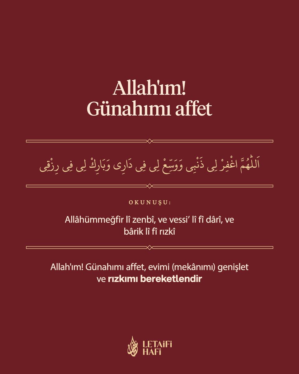 Allah’ım günahımı affet 🤲🏻