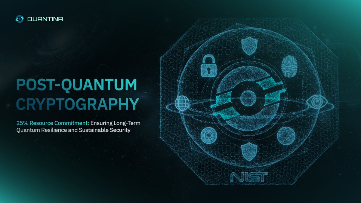 quantina_coin's tweet image. IS YOUR BLOCKCHAIN READY FOR THE QUANTUM APOCALYPSE? QUANTINA IS. 

The advent of powerful quantum computers poses an existential threat to conventional cryptography (like RSA and ECC), risking the integrity and collapse of non-quantum-resistant blockchains.

Quantina is…