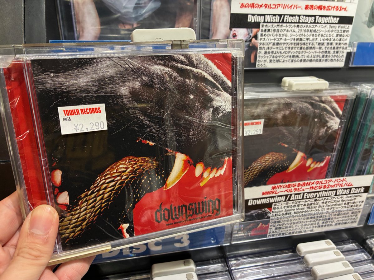 Metalcore】 米NY発のメタルコアバンド #Downswing 知る人ぞ知る影なる