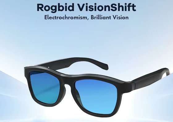 NewChinaGadget's tweet image. @Rogbid_Official  #VisionShift Smart Glasses with Electrochromic Lens Technology
chinagadgetsreviews.com/rogbid-visions…