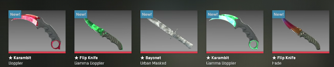 RyanTCSGO's tweet image. Just watched someone do 5 tradeups and they got
1x Karambit Ruby
1X Karambit Emerald .00
1x Flip emerald

bro WTF IS THIS UPDATE