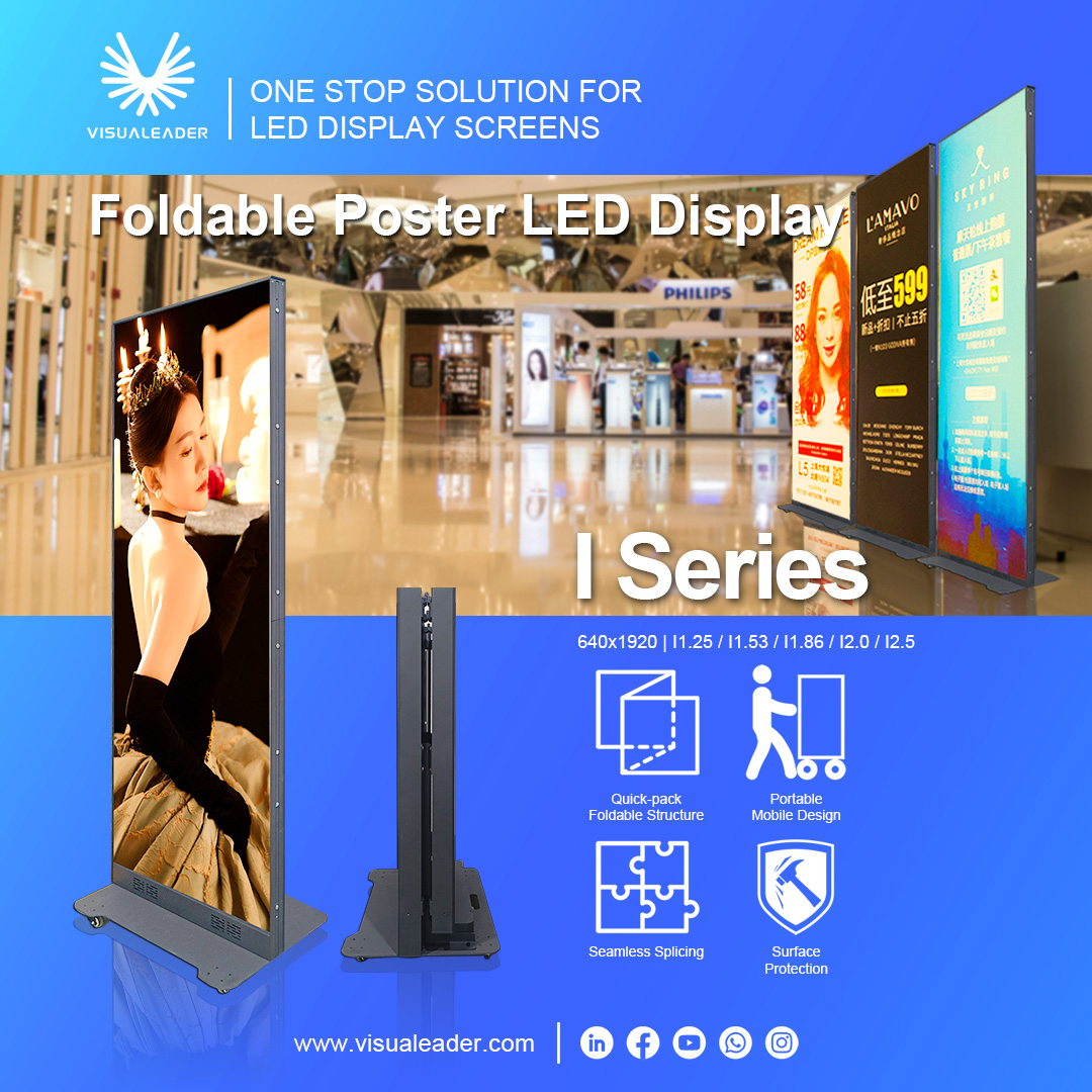 LVisualeader's tweet image. Foldable Poster LED Display - I Series🔥
640x1920 | I1.25 / I1.53 / I1.86 / I2.0 / I2.5

#IndoorLEDDisplay #PosterLEDDisplay #PosterScreen #Visualeader
