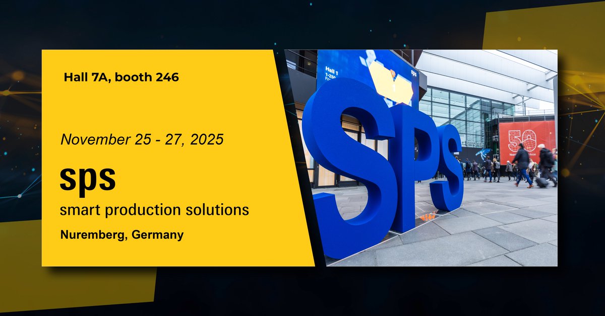ASInterface's tweet image. From Nov. 25–27, 2025, you can find us at the SPS in Hall 7A, Booth 246 in Nuremberg.

Together with Bihl+Wiedemann, BizLink, CELPIA, ifm, NORD, Pepperl+Fuchs, Renesas, SEW-EURODRIVE and Siemens, we’ll be showcasing:
👉 AS-Interface – the easiest way to connect automation