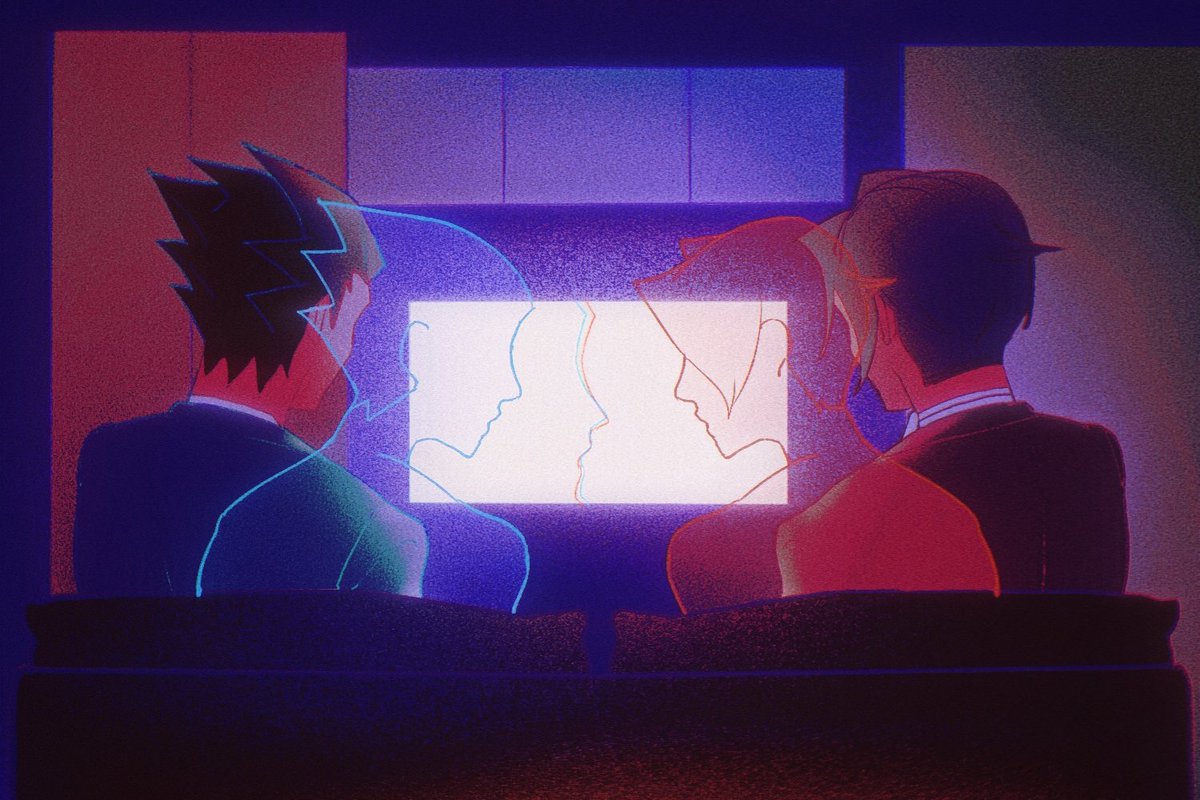 Are we going to kiss？
#逆転裁判 #ナルミツ #nrmt