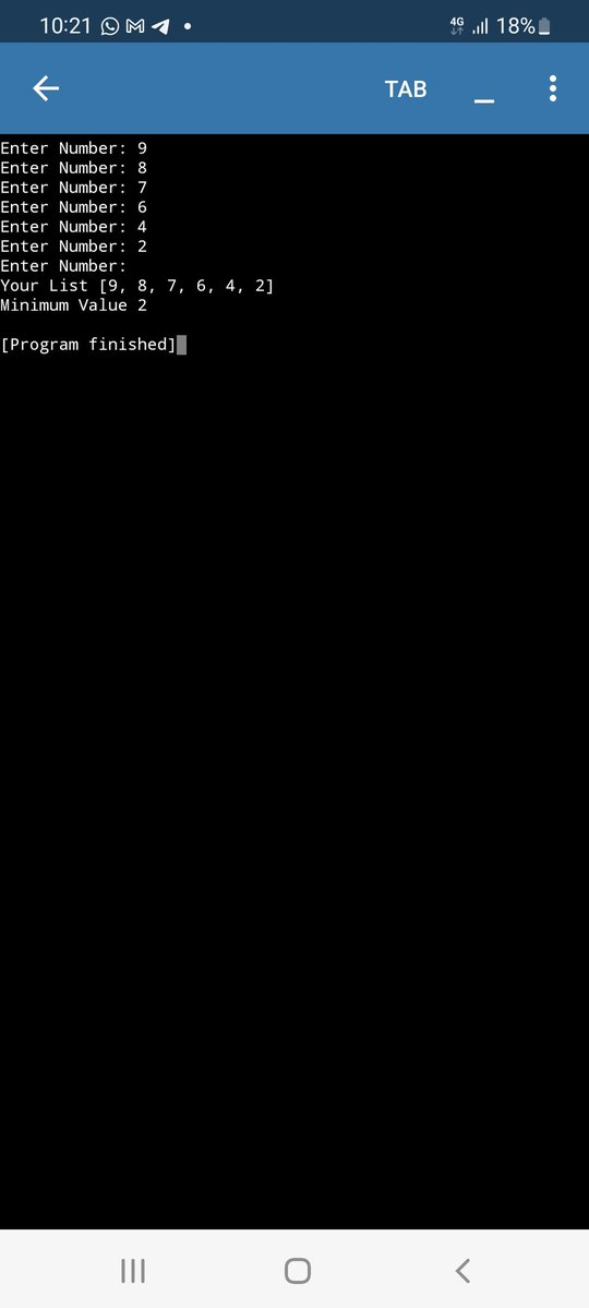 rodexchangefx's tweet image. Why use min() when you can write your own? 😉 I built a custom Python function, Get_Min, to manually iterate and find the lowest value in a list. Great exercise in understanding fundamental algorithms!
#Python #CodingChallenge #Algorithm #DataStructure