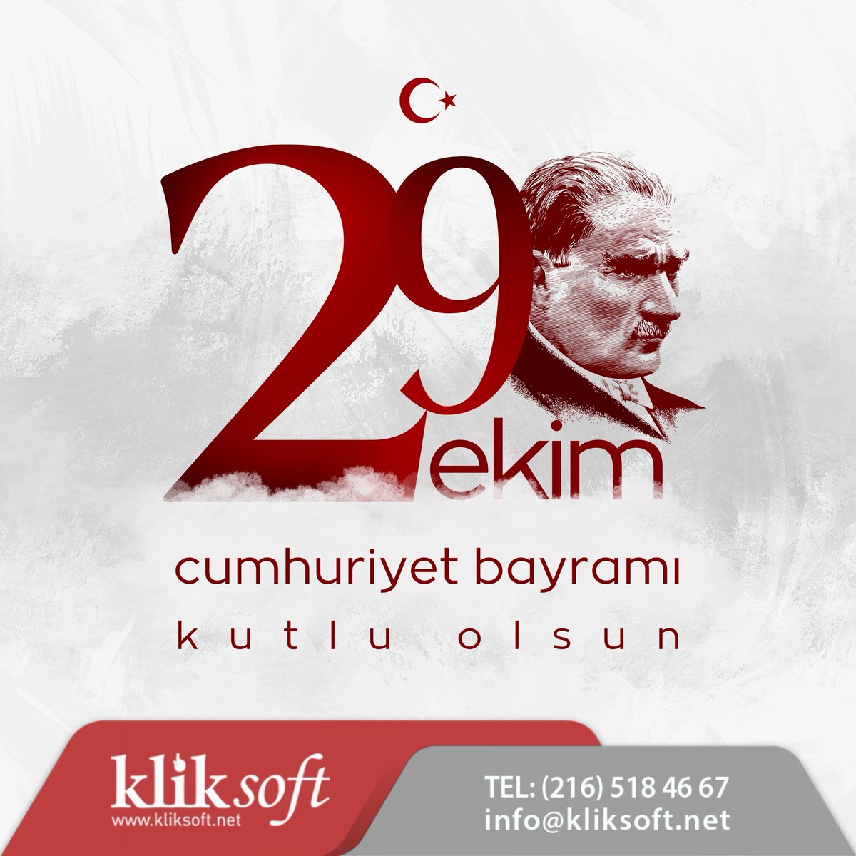 KlikSoft olarak; teknolojiyle eğitimi güçlendiren çözümler üretirken, Cumhuriyet’in aydınlık değerlerinden ilham alıyoruz.
Cumhuriyetimizin 102. yılı kutlu olsun!
Yaşasın Cumhuriyet!