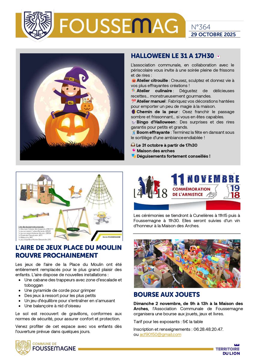 foussemagne's tweet photo. Nouveau bulletin municipal de la commune de #Foussemagne https://t.co/CZeFSfoeF2