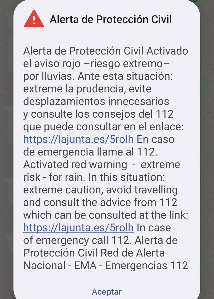 Así estamos ahora mismo en Huelva 🙁