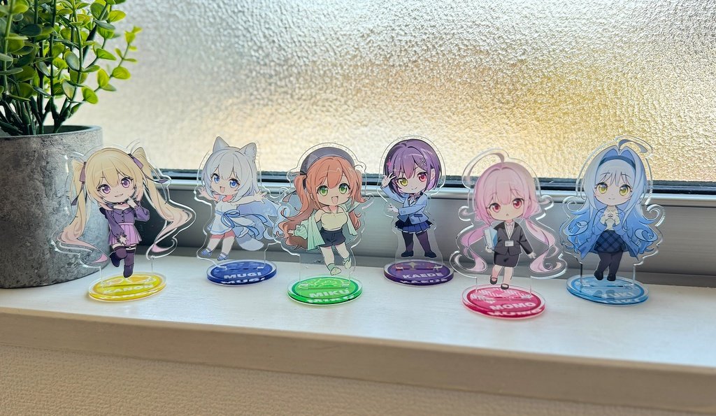 夏コミで頒布しましたSDアクリルスタンドの一般販売を始めました🍜どうぞよろしくお願いしますhttps://t.co/a86Be4CthX