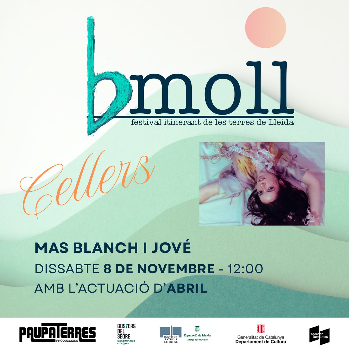 El Festival BMoll arriba al celler <a href="/masblanchijove/">Mas Blanch i Jové</a>   amb el concert d’Abril.

lesborgestv.cat/noticies/cultu…