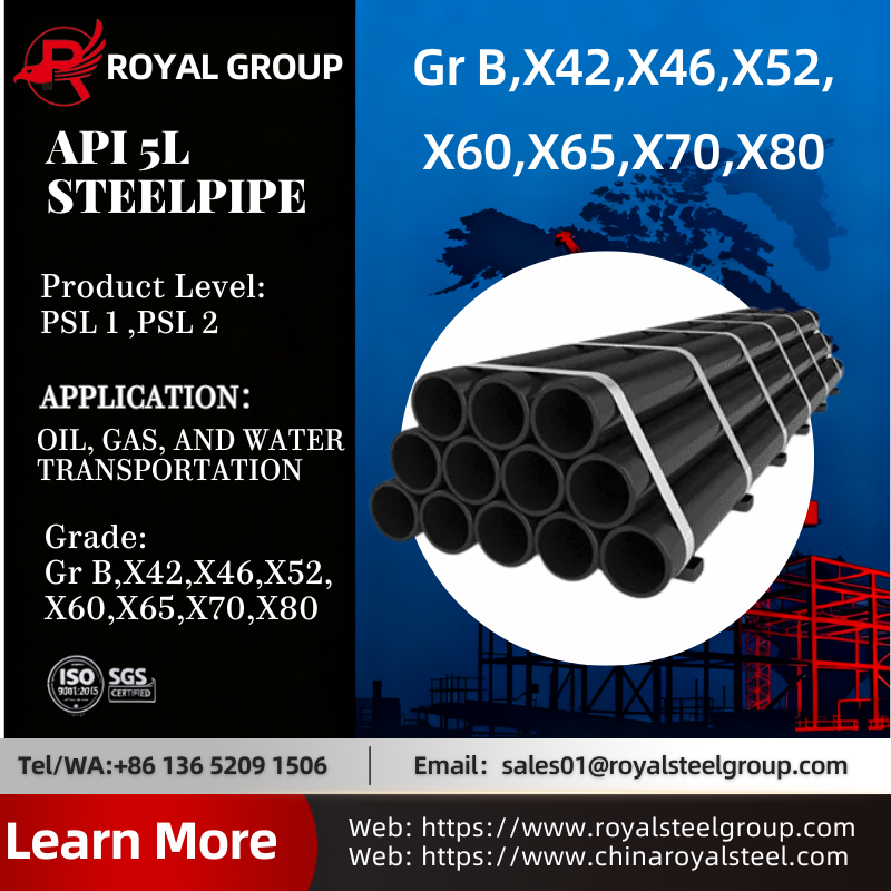 royalgroupltd's tweet image. 🔥 Power Your Pipeline Projects with Royal Steel Group!
Looking for high-strength API 5L steel pipes? We’ve got you covered!
📞Tel/WhatsApp：+86 13652091506
🌐 Website: royalsteelgroup.com 
📮Email：sales01@royalsteelgroup.com 
#API5L #SteelPipes #OilAndGas #ROYALSTEEL