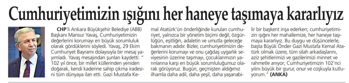 📰 YENİ ÇAĞ - 29 EKİM 2025