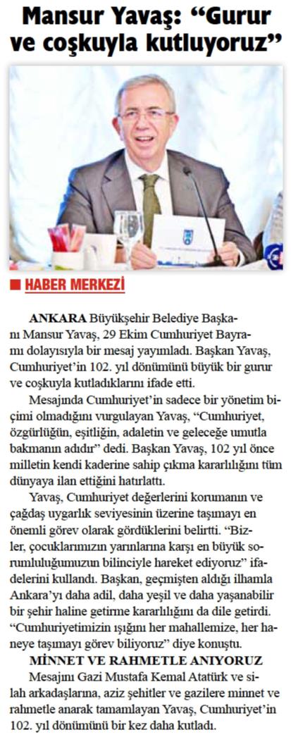 📰 SONSÖZ - 29 EKİM 2025