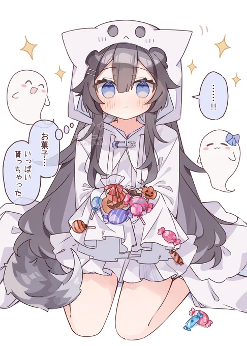 ハロウィンのおばけちゃん 