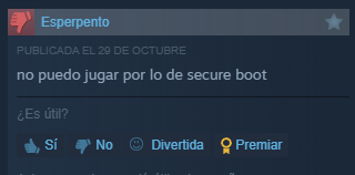 TaisonTV's tweet photo. Reseñas Negativas de Battlefield 6 RedSec en Steam:

"el Secure boot" o Arranque seguro 🤣🤣🤣 es así desde la beta.

Si no lo poneis no podeis jugar es una medida antitrampas. https://t.co/oU3nl0iJio
