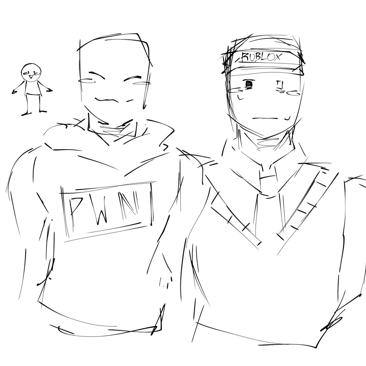 GLITCH_K4T's tweet image. Bad things doodles #badthingsroblox #badthingsandrew #badthingsivan #ROBLOX #digitalart #drawing #doodle