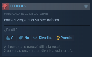 TaisonTV's tweet photo. Reseñas Negativas de Battlefield 6 RedSec en Steam:

"el Secure boot" o Arranque seguro 🤣🤣🤣 es así desde la beta.

Si no lo poneis no podeis jugar es una medida antitrampas. https://t.co/oU3nl0iJio