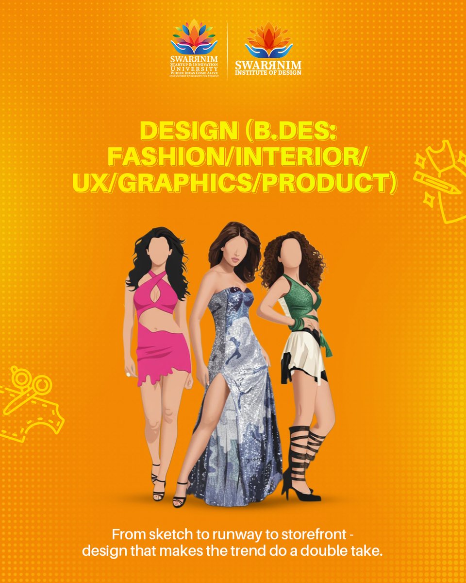 SwarrnimUni's tweet image. What if college programs had Bollywood-style blockbusters?
From engineering thrillers to fashion dramas - Swarrnim’s got a hit in every genre!
.
.
.
.
#SwarrnimUniversity #CampusBlockbusters #BollywoodVibes #EngineeringThriller #FashionDrama #StartupSaga #DesignDiaries