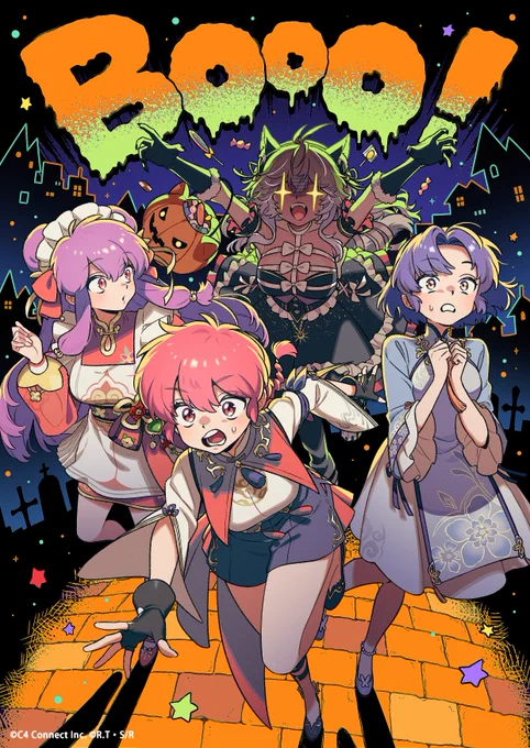 𝙷𝚊𝚙𝚙𝚢 𝙷𝚊𝚕𝚕𝚘𝚠𝚎𝚎𝚗 アニメの秋ゲームの秋 らんまと放置少女がアツい秋 今回コラボイラストを描かせていただきました! 可愛い限定衣装の彼女達は必見です ※委員会許可済み #放置少女xらんま #放置少女 #らんまアニメ