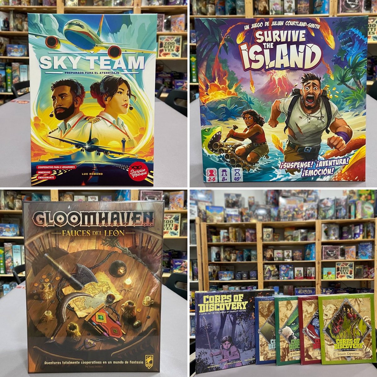 Somos_Juegos's tweet image. 🚨 Cuidado con el torrente de novedades que ya tenemos en tienda ‼️ 
😱 Son tantas que nos faltan caracteres para presentártelas, así que… echa un ojo y alimenta tu ansia.
🐻 Y luego pasas por somosjuegos.com y te pillas lo que gustes 😆