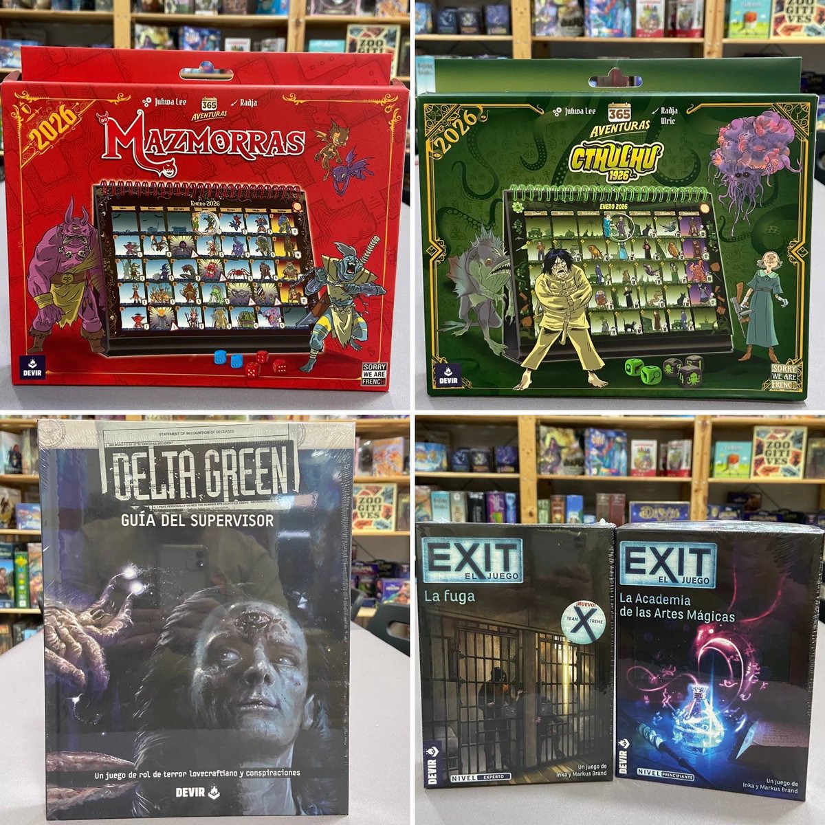 Somos_Juegos's tweet image. 🚨 Cuidado con el torrente de novedades que ya tenemos en tienda ‼️ 
😱 Son tantas que nos faltan caracteres para presentártelas, así que… echa un ojo y alimenta tu ansia.
🐻 Y luego pasas por somosjuegos.com y te pillas lo que gustes 😆